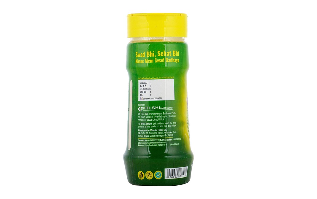 Khushi's Garlic Salt    Plastic Bottle  150 grams